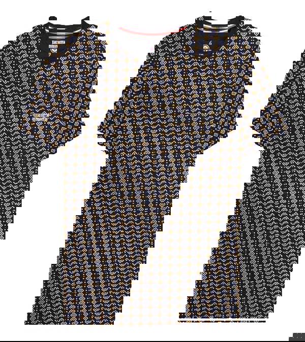 Lambretta Mens All Over Geometric Smart Classic Retro T-Shirt