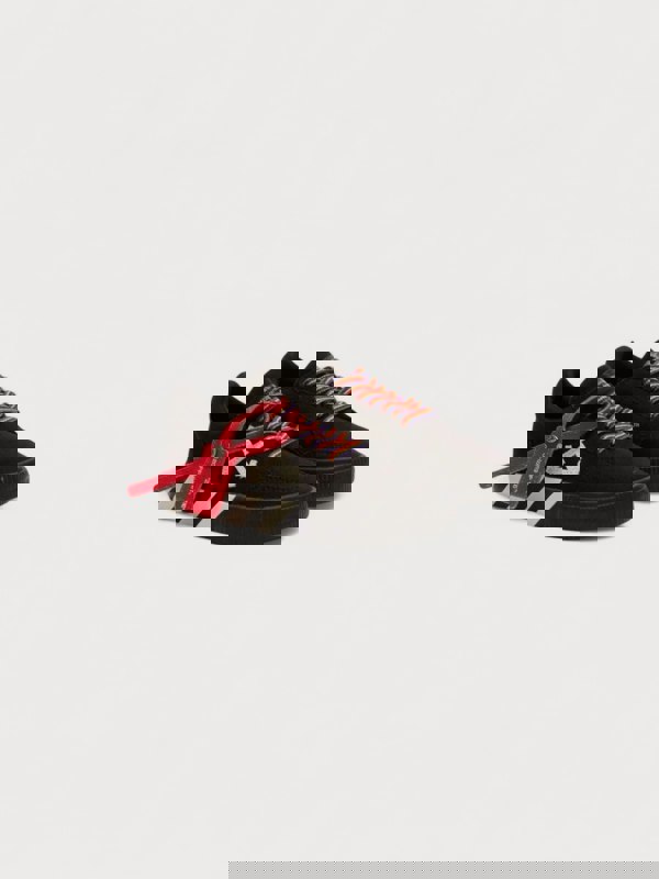 Off-White Vulcanised Lace Up Black White Kids