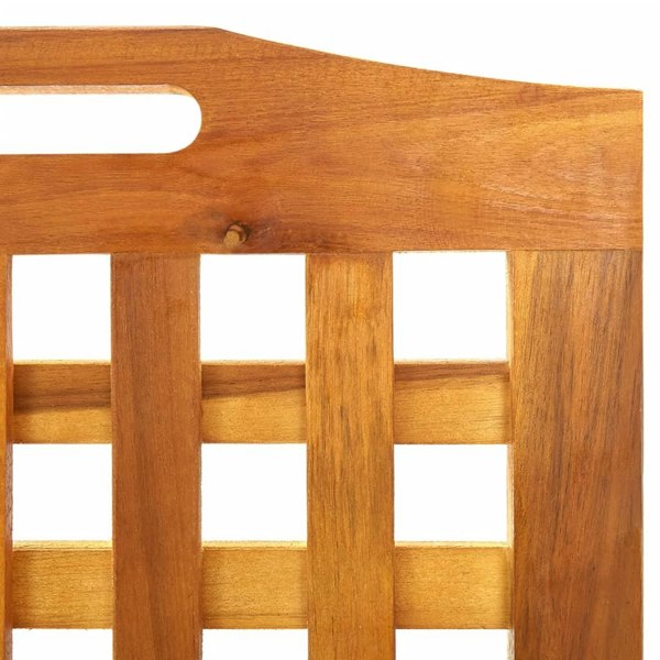 Berkfield 3-Panel Room Divider 121x2x170 cm Solid Acacia Wood