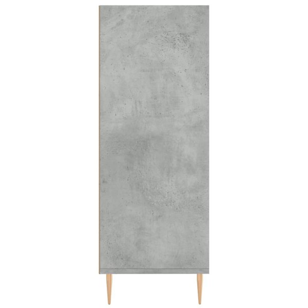 Berkfield Bookcase Concrete Grey 69.5x32.5x90 cm Engineered Wood