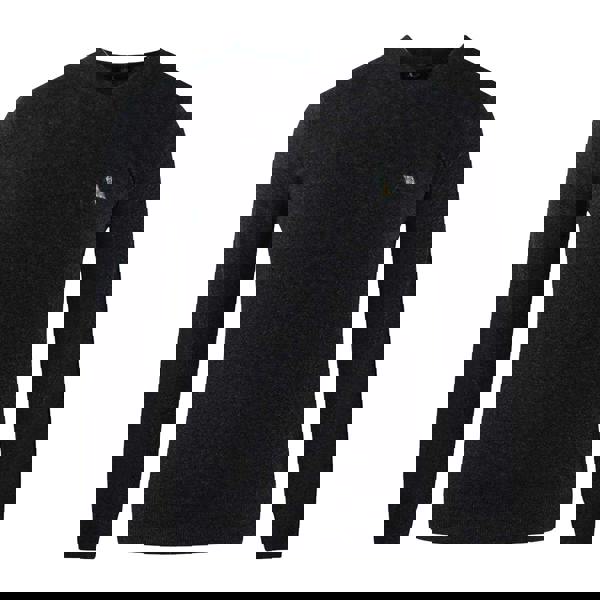 Aquascutum Mens Logo Jumper - Dark Grey - 