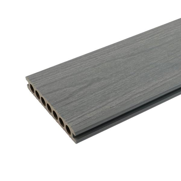 Britwall 3D Embossed Composite Decking Light Grey 4000 x 148 x 21 mm Slip Resistant Outdoor Deck Board