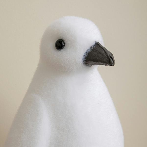 Samuel Alexander 36cm Large Flocked Penguin Christmas Decoration