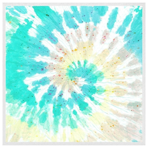 Benjamin Tate Design Tie dye pattern shibori print (Picutre Frame)