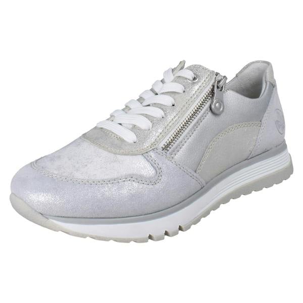 Rieker Ladies Rieker Extra Wide Trainers With Side Zip 49003
