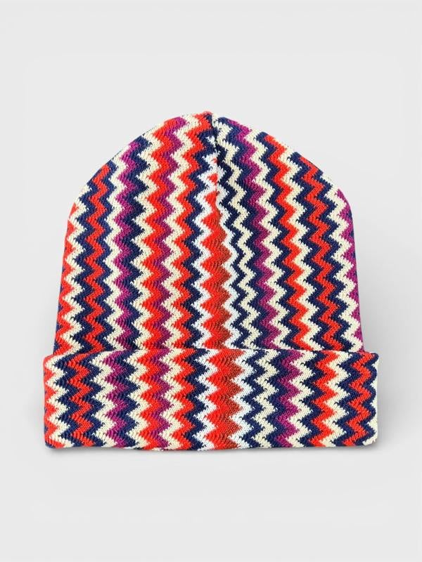 Missoni Zigzag Beanie Multi Orange