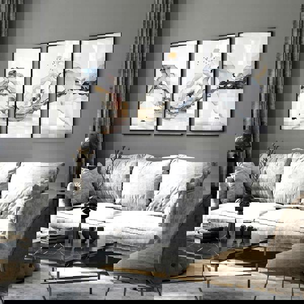 Framed print set of 3 | Landscape wall art for Living room