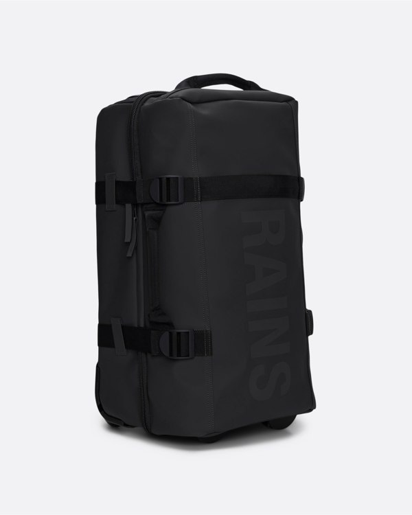 Rains Texel Cabin Bag - 01 Black - CHO - Designer Unisex Bags