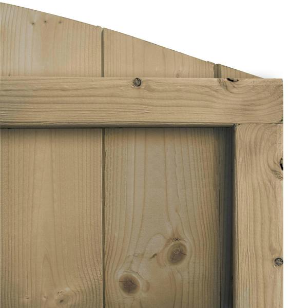[amazon variation] dome top t&g fully framed fence panel [6ft x 1ft, 2ft, 3ft, 4ft] 7
