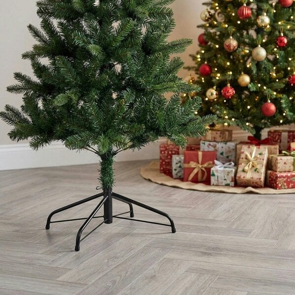 Garden Greatness 7ft Heritage Fir Realistic Aspen Fir Hinged Christmas Tree