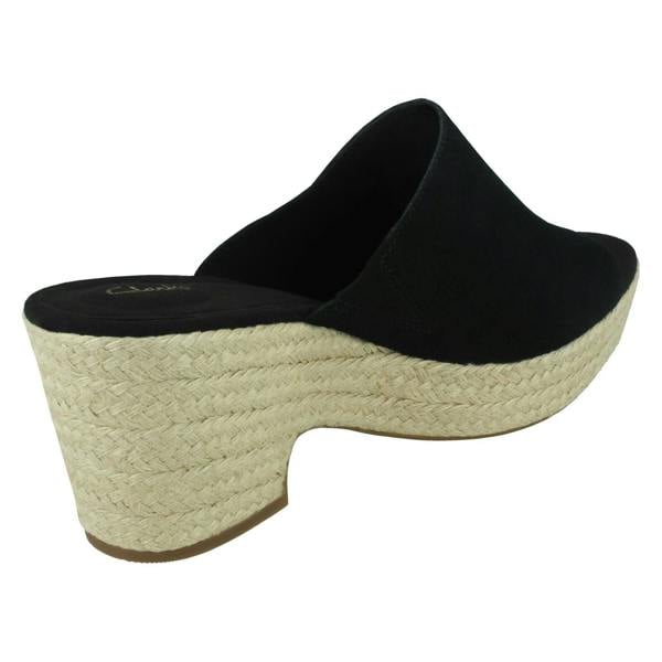 Clarks Ladies Clarks Espadrille Style Wedge Sandals Maritsa Mule