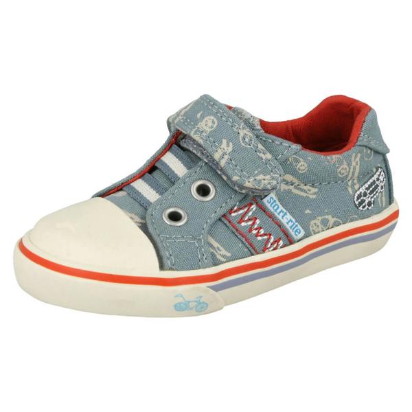 Start-rite Boys Startrite Canvas Pumps Skate Park