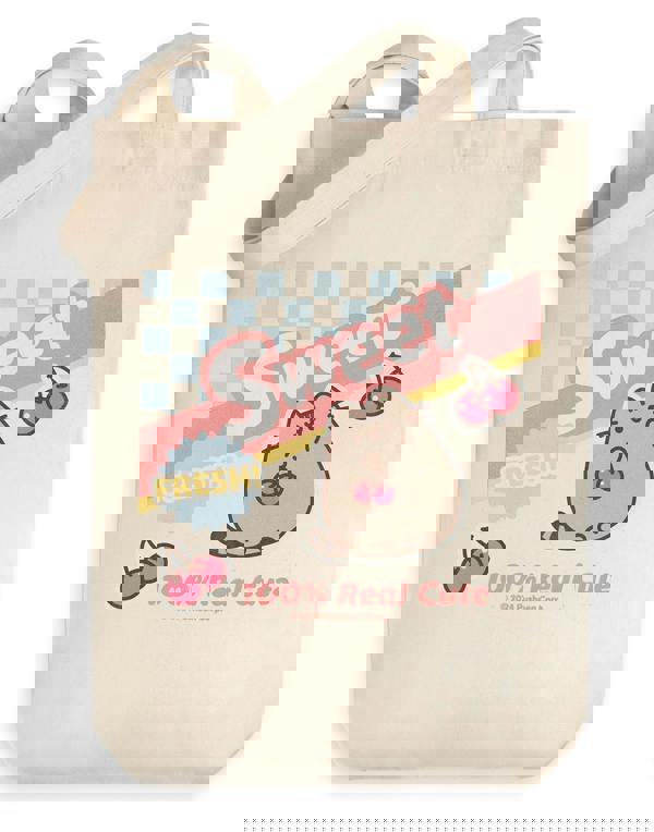 Pusheen Unisex Beige Sweet Cherry Tote Bag (One Size)