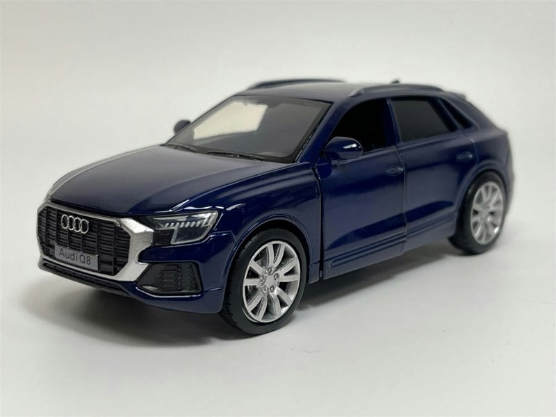 Tayumo Audi Q8 Pull Back & Go Blue LHD 1:36 Scale Tayumo 36140216