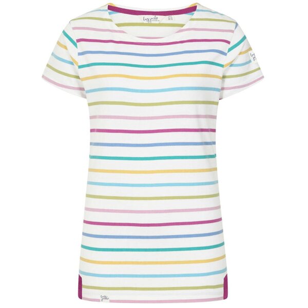 Lazy Jacks LJ8M - Ladies Short Sleeve Breton Top - Multi
