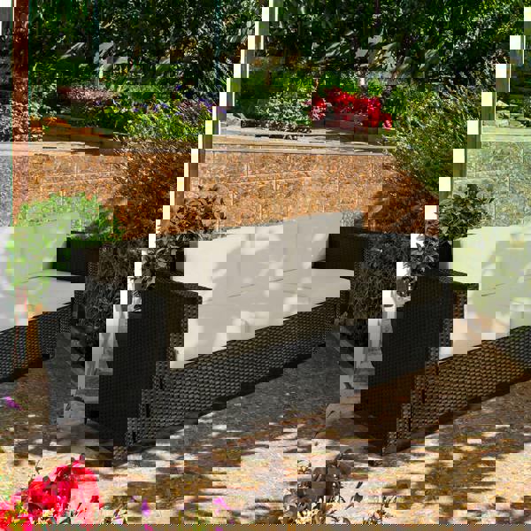 Three-seater Rattan Sofa