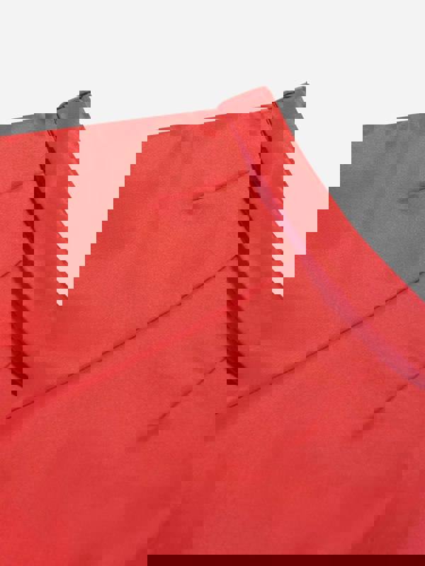 Mama Luma Girls Striped Mini Shorts in Red