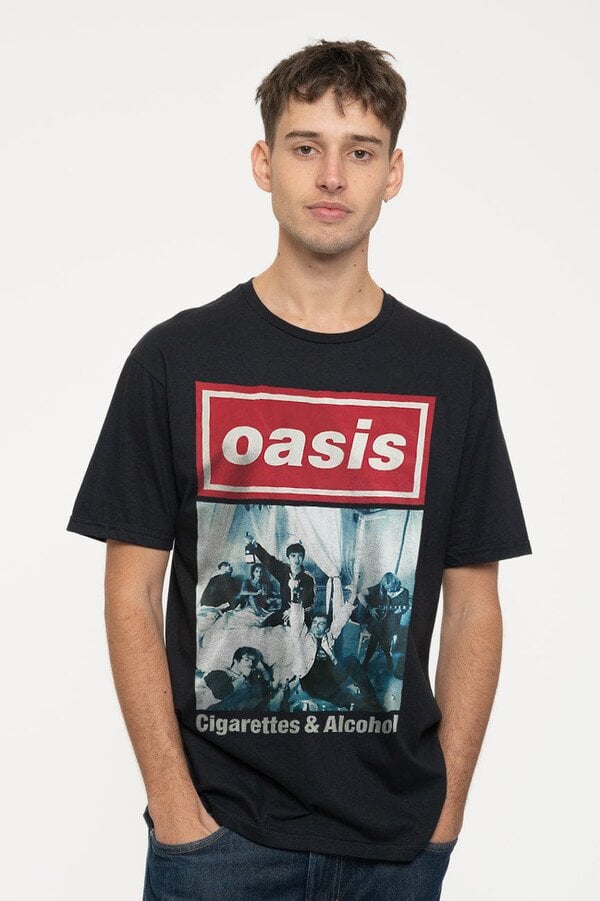 Oasis Cigarettes and Alcohol Single Cover T Shirt