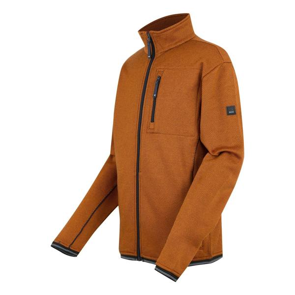 Regatta Mens Orsan Full Zip Fleece Jacket - Fox - 