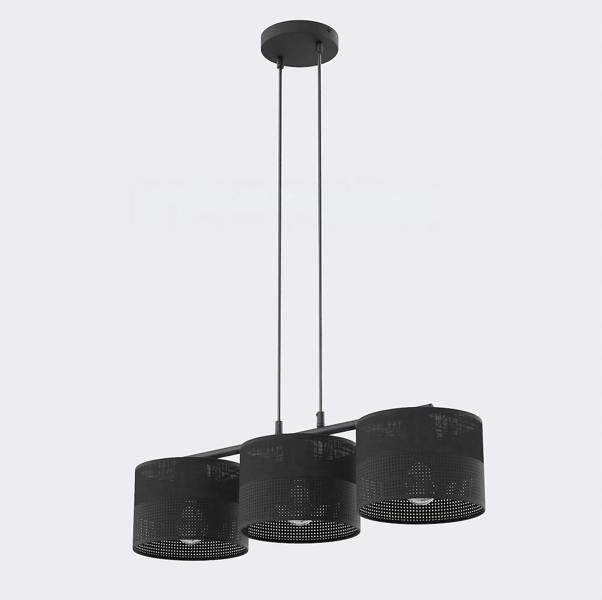 Emibig KARBON Pendant Lamp 3 x E27 Black