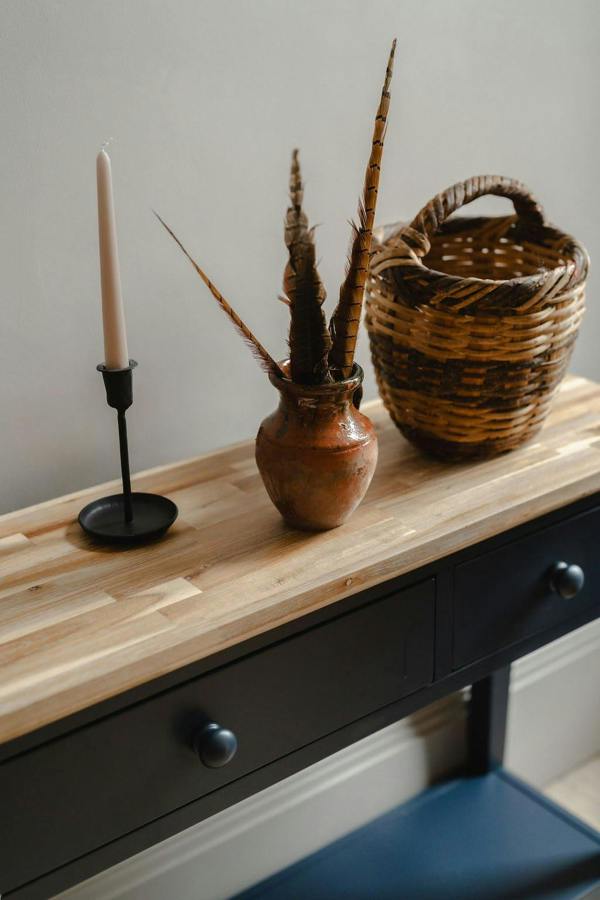 Statement Furniture Florence Console Table with 3 Drawers and Shelf. Hallway Slimline Storage