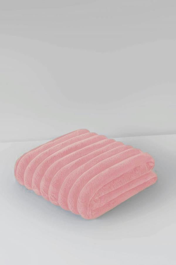Big Cord Teddy Blush Throw 150x200cm