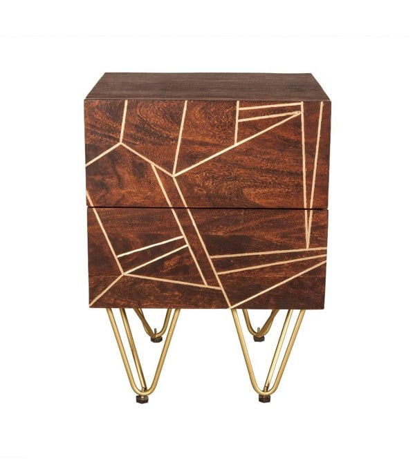 IH Design Side Table Bishop Dark Mango