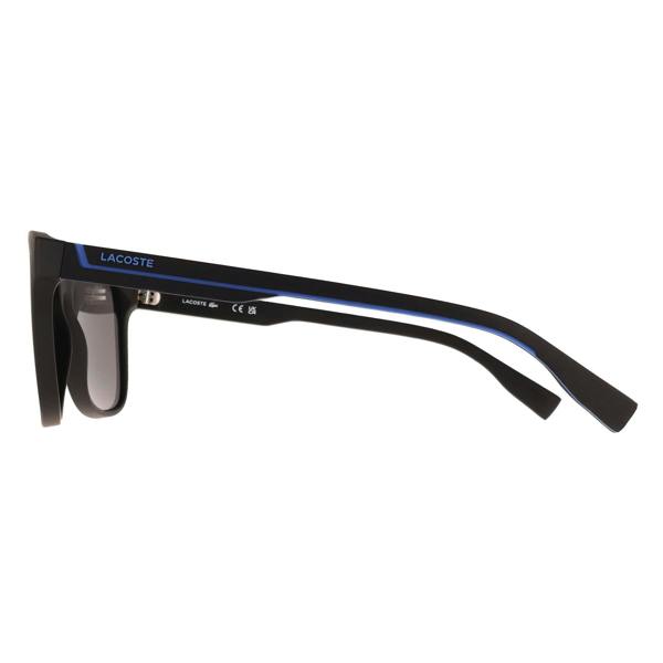 Lacoste Sunglasses L6031S 002 Matte Black Sild Grey Blue Mirror