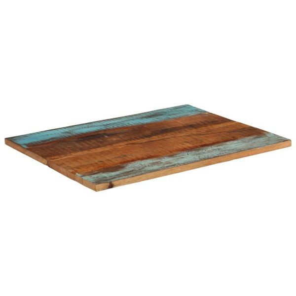Berkfield Rectangular Table Top 70x90 cm 25-27 mm Solid Reclaimed Wood