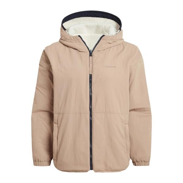 Craghoppers Womens/Ladies Reversible Hooded Jacket - Ecru/Warm Beige - 