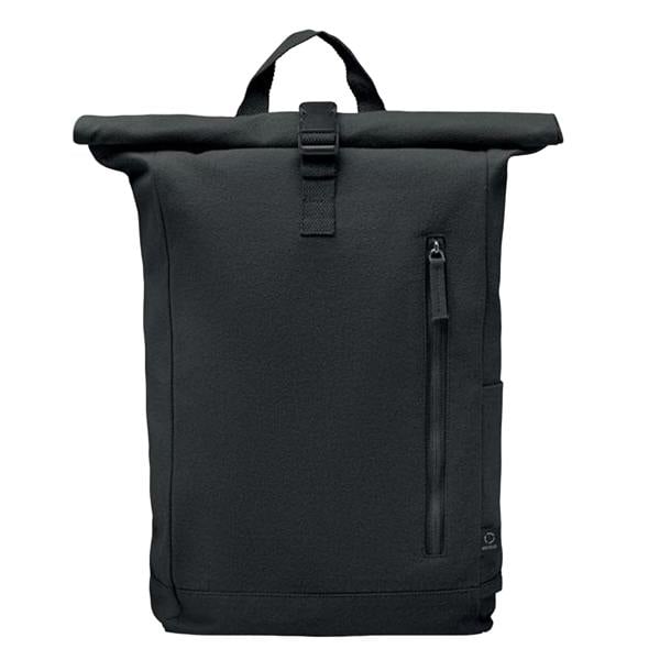 MidOcean Kamet Roll Top Backpack - Black - 