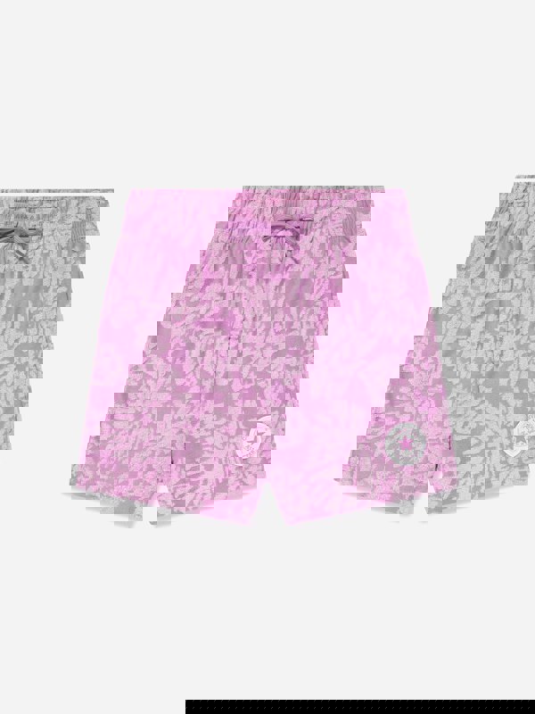 Converse Girls Floral Jacquard Shorts in Purple