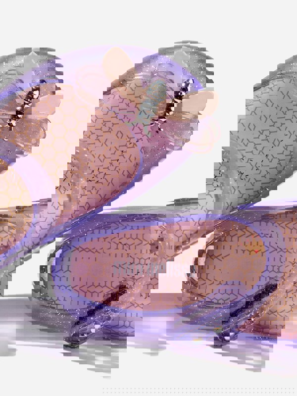 Mini Melissa Girls Mini Ultragirl Bugs Ballerinas in Purple