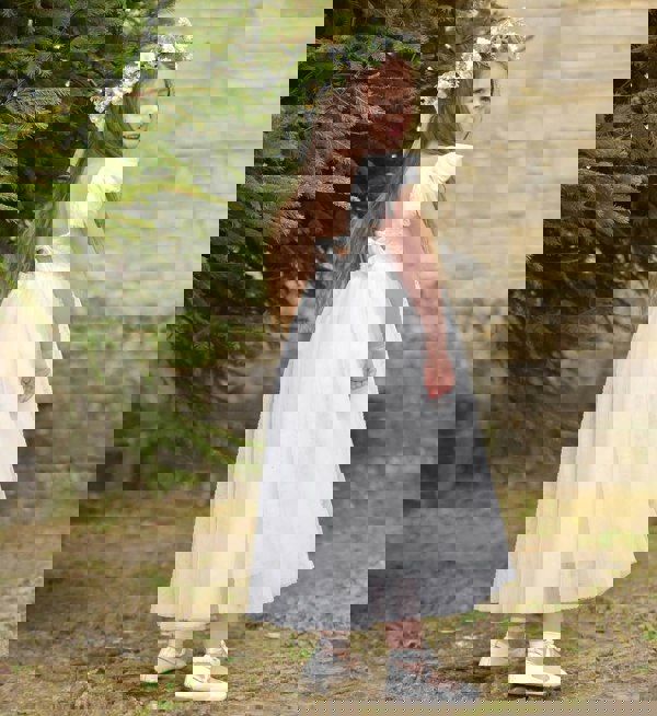 Sofia dress modelled by young girl