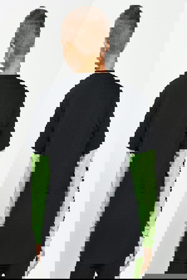 Beat Boyz Club Glow Long Sleeve T-Shirt - Black/Green