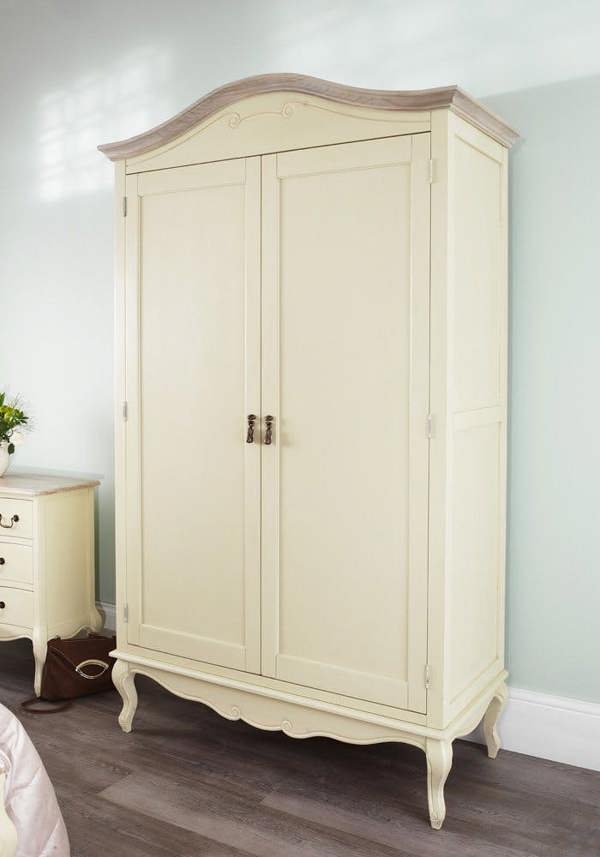 Juliette Double Wardrobe French Style 2 Door Bedroom Storage