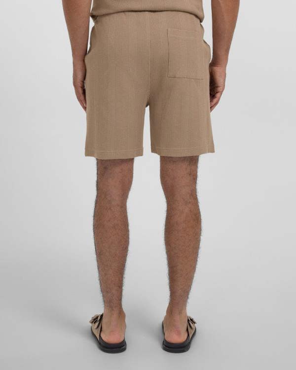 Steel & Jelly Charlton - Stripe Jacquard Waffle Shorts