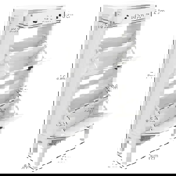 Flip-down Shoe Cabinet