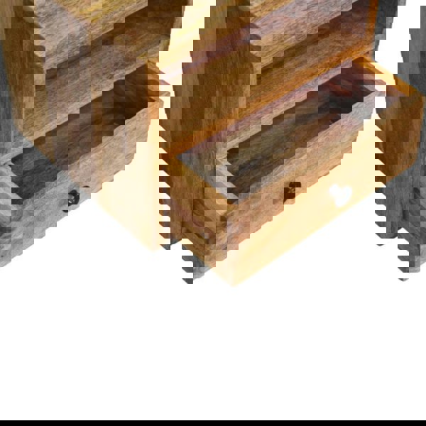 Artisan Furniture Solid Wood Solis 1-Drawer Oak-ish Wall Mounted Nightstand