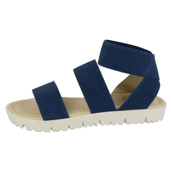 Down to Earth Ladies Down To Earth Elasticated Flat Sandals
