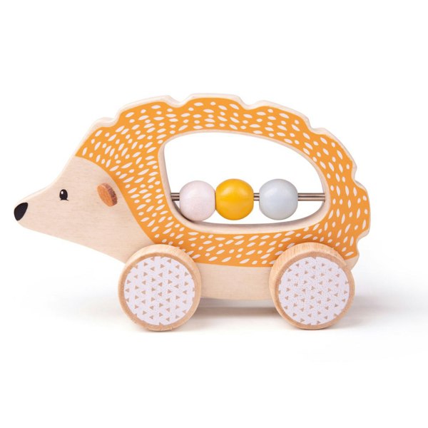 Bigjigs Toys 32006 Push Along Hedgehog - FSC 100%