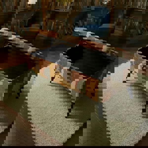 ISTOOLS Boho Chic Long Ottoman – Multi-Toned Storage Bench & Blanket Box