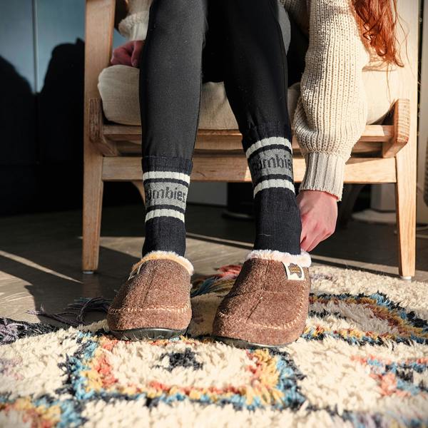 Gumbies Ossa Women's Slippers - Chocolate & Cream