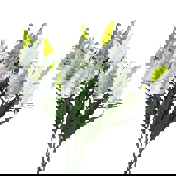 Hill Interiors White Lily Stem - White - 