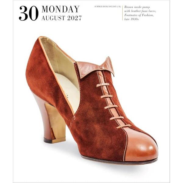 Shoes Gallery Refill Pack 2027, Desk Calendars, Day To View, Lifestyle, Gift