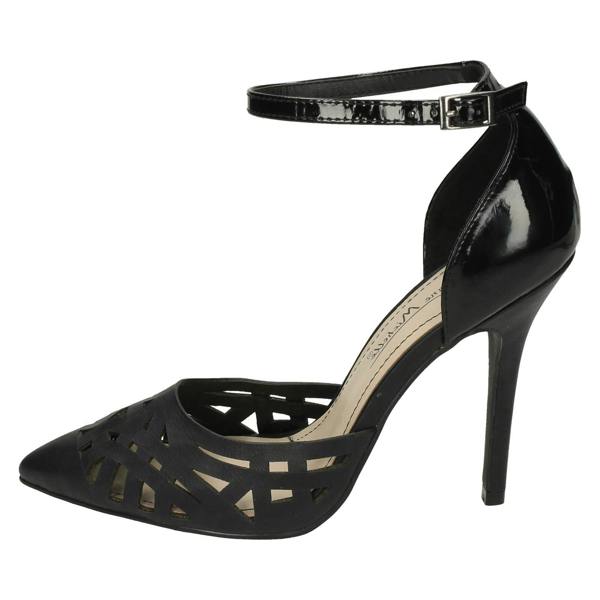 Anne Michelle Ladies Anne Michelle Ankle Strap Court Shoes