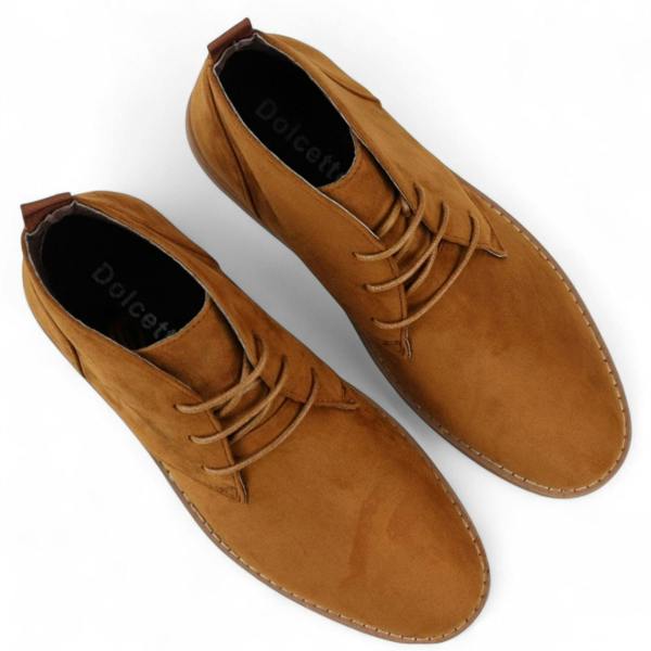 Dolcetto Men's Premium Desert Style Suede Chukka Boots