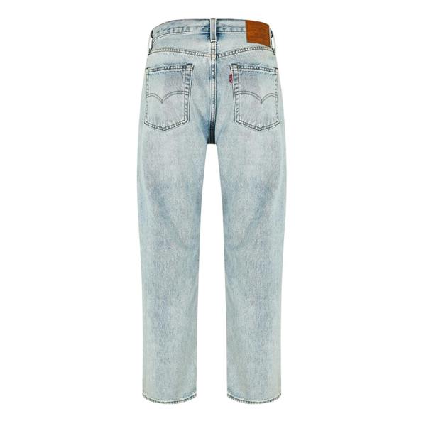 Levis Mens 555 Cotton Denim Relaxed Fit Jeans - Baby Blue - 