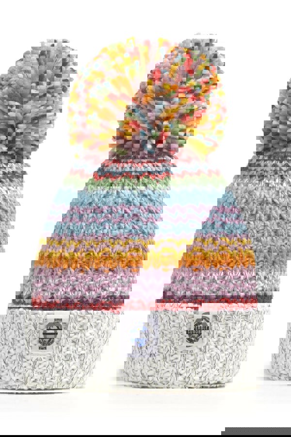 SuperBobble Kids Aurora Rib Knit Hat