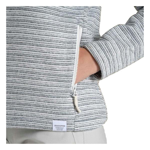 Craghoppers Womens/Ladies Daisy Striped Long-Sleeved Sweatshirt - Storm Grey - 